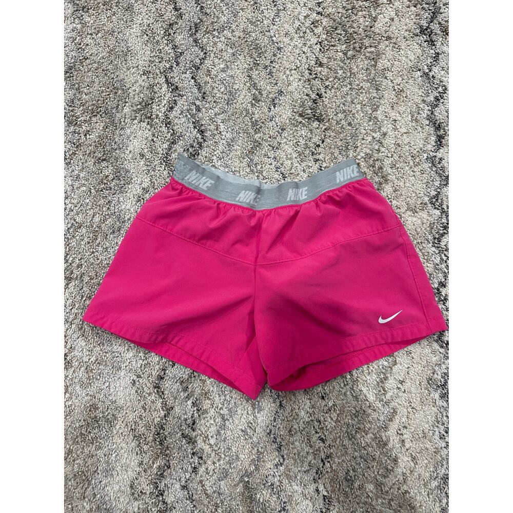 Nike Womens Hot Pink Lined Dri-Fit Shorts Women’s Size Medium